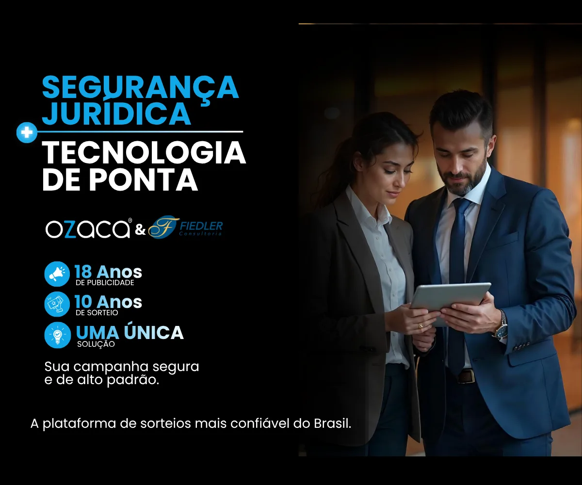 Sorteios Legais: Tecnologia Ozaca e Consultoria Fiedler